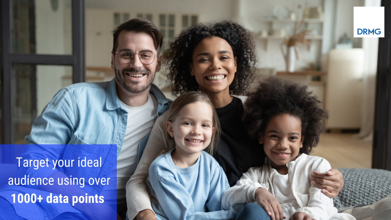 Target your ideal audience using over 1000+ data points - Twitter Post